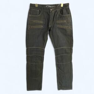 A. Tiziano Men's Original Series No 8 Laminated Jeans 32x31